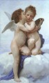 LAmour et Psyche enfants ángel William Adolphe Bouguereau desnudo